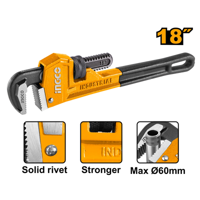 INGCO -  Pipe wrench 60mm HPW0818