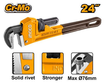 INGCO -  Pipe wrench 76mm HPW0824