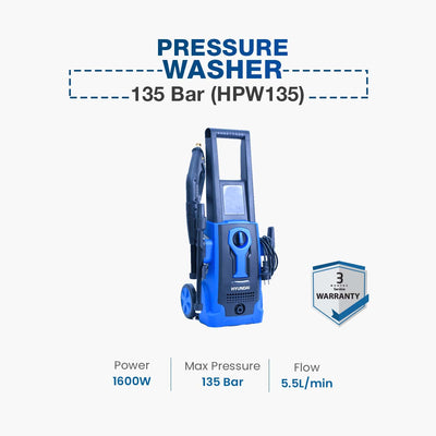 Hyundai -  PRESSURE WASHER 135 Bar (HPW135) | Jodiabaazar.com