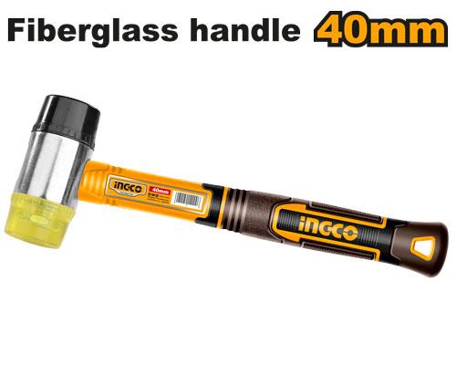 INGCO -  Rubber and plastic hammer 40mm HRUH8940