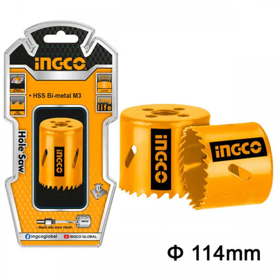 INGCO -  HSS bi-metal hole saw 114mm HSB101141