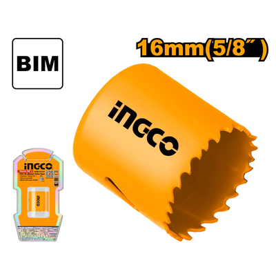 INGCO -  HSS bi-metal hole saw 16mm HSB10161