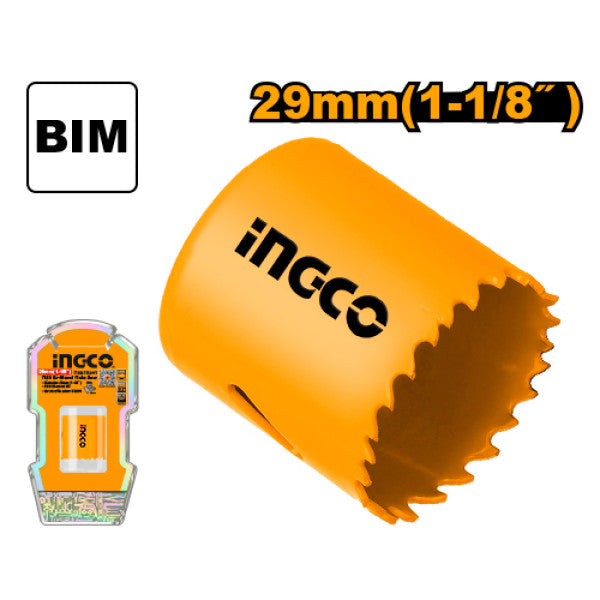 INGCO -  HSS bi-metal hole saw 29mm HSB10291