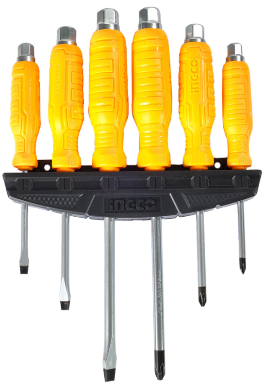INGCO -  6Pcs go-through screwdriver set  HSGTDC180601