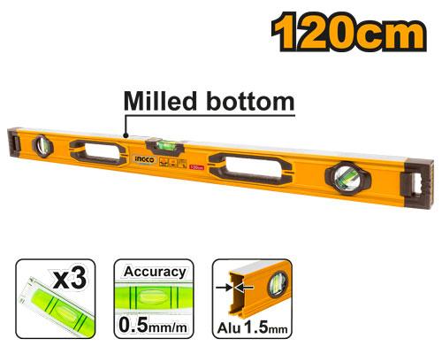 INGCO -  Spirit level 120cm HSL08120
