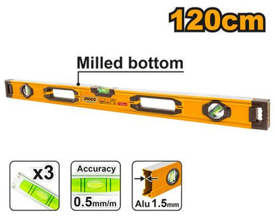 INGCO -  Spirit level 120cm HSL08120