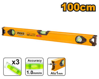INGCO -  Spirit level 100cm HSL18100