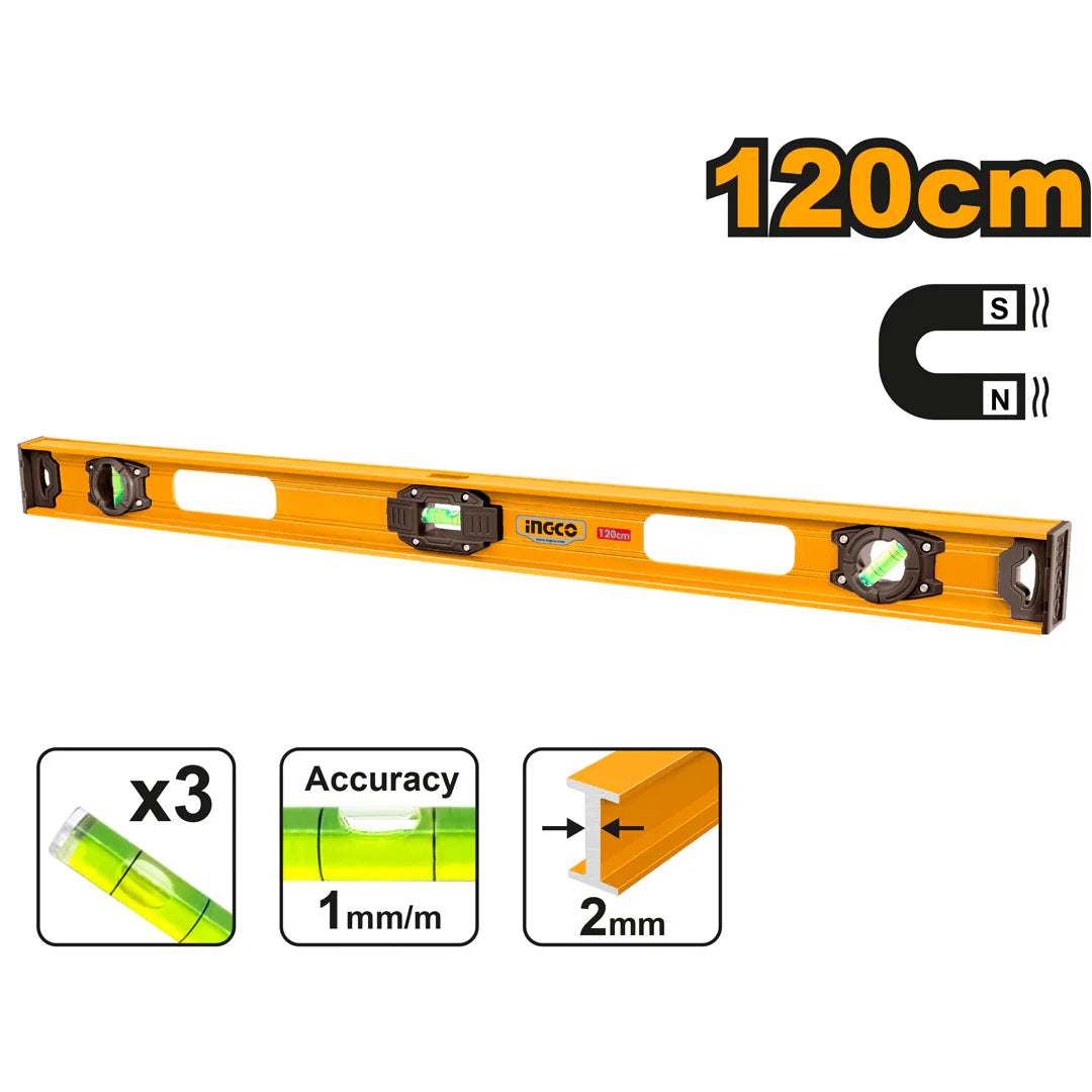 INGCO -  Spirit level 120cm HSL28120