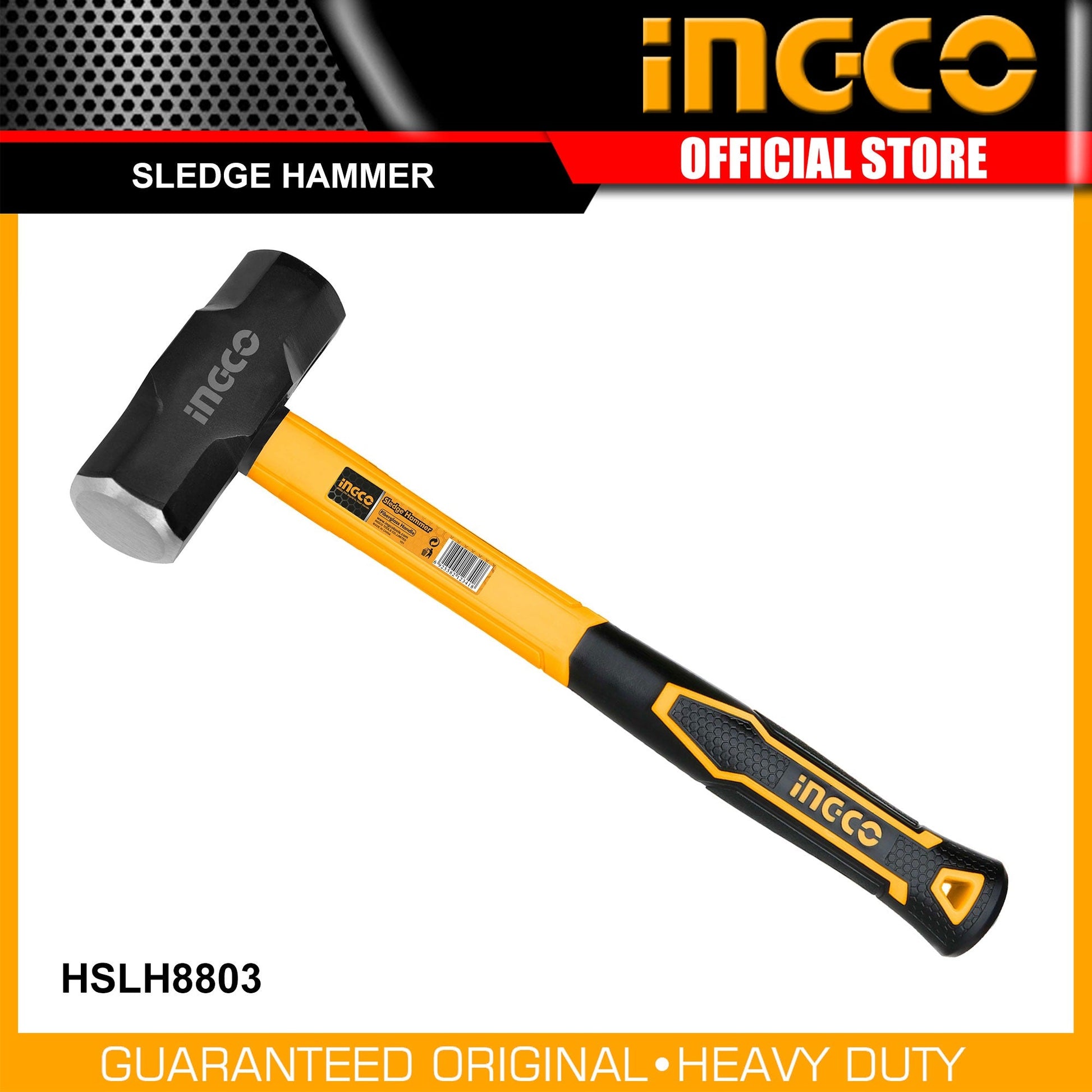 INGCO -  Sledge hammer 3lb HSLH8803
