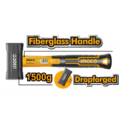 INGCO -  Stoning hammer 1500g carbon HSTH81803