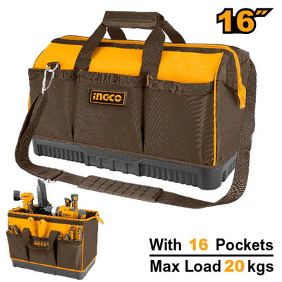 INGCO -  Tools bag 16 pocket/ 20kg HTBG08