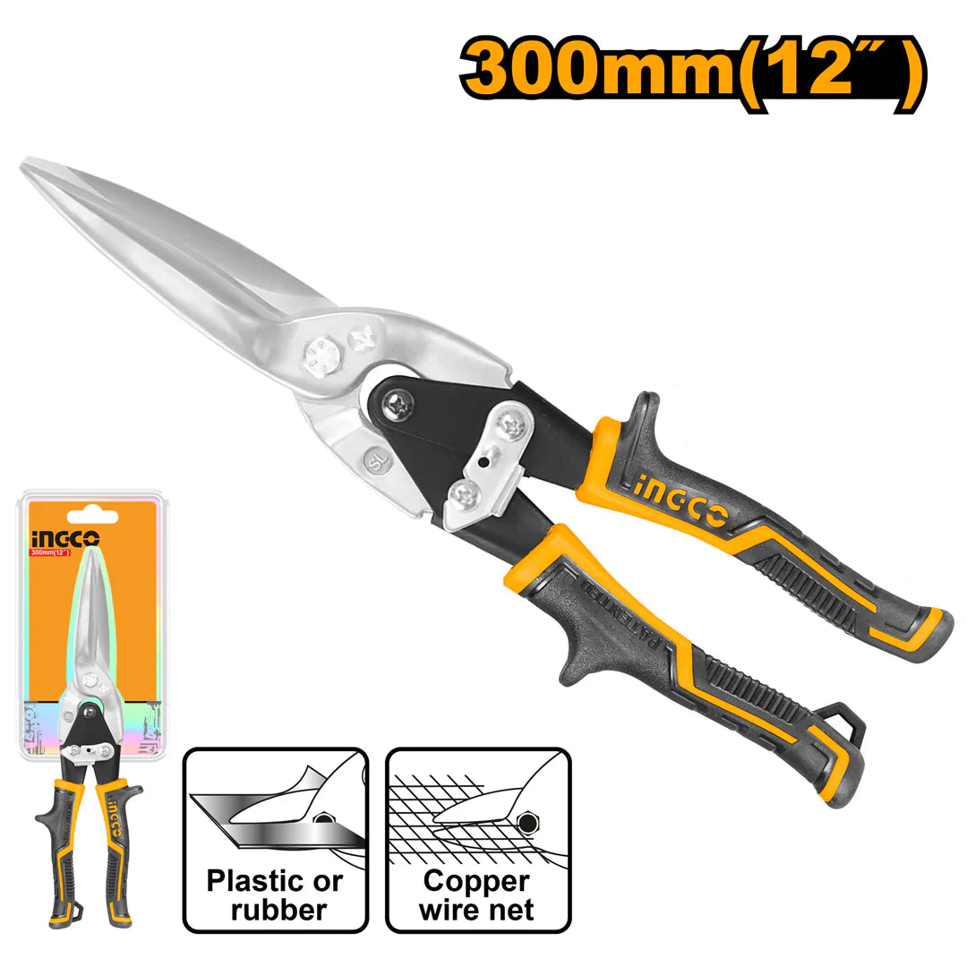 INGCO -  Long straight aviation snip straight HTSN0112S