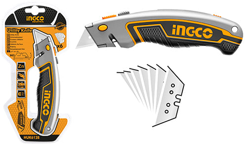 INGCO -  Utility knife 6pcs HUK6128