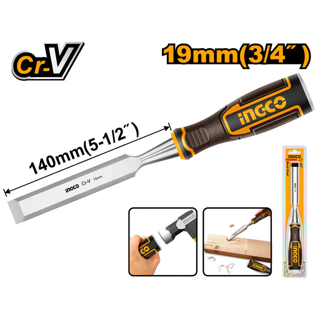 INGCO -  Wood chisel 19mm HWC0819