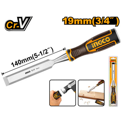 INGCO -  Wood chisel 19mm HWC0819