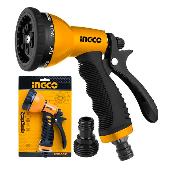 INGCO -  Plastic trigger nozzle 9 spray pattern HWSG092