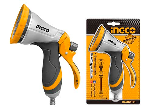 INGCO -  Metal Trigger Nozzle 10 pattern HZATN1101