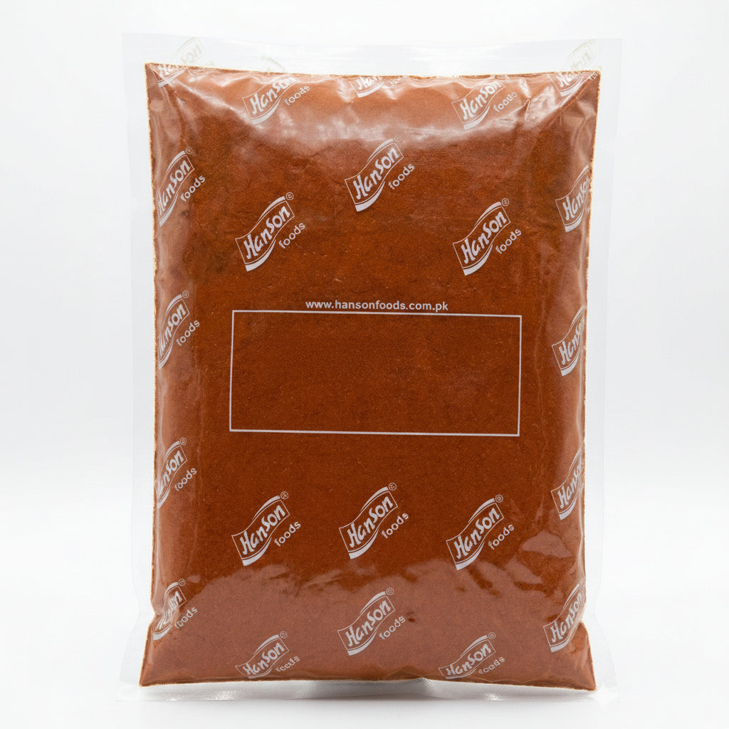 Hanson Foods package with a white background