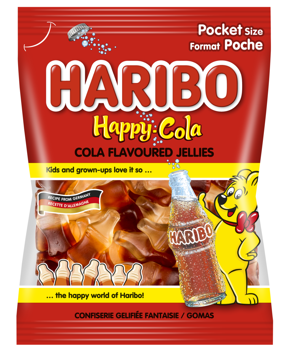 HARIBO - Stripemix - Happy Cola - 30gm - 48 CT