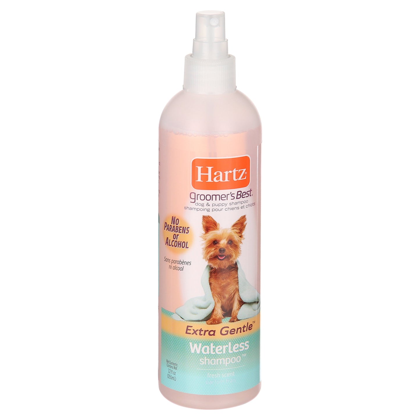 Hartz Groomer's Best - Waterless Dog & Puppy Spray Shampoo - 355Ml/12Oz