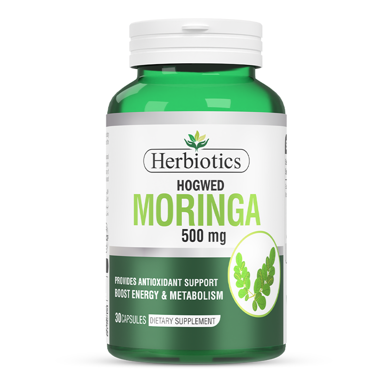 Herbiotics - Hogwed - Capsules - 500 mg - Moringa Superfood
