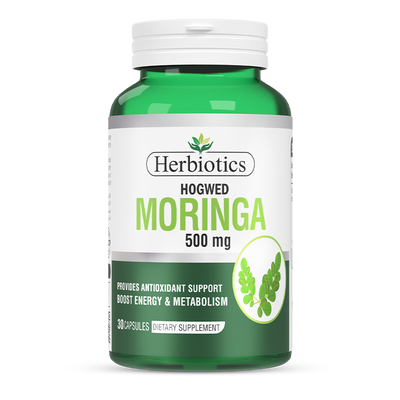 Herbiotics - Hogwed - Capsules - 500 mg - Moringa Superfood