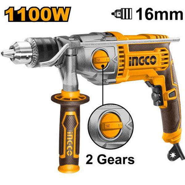INGCO -  Impact drill 1100w ID211008