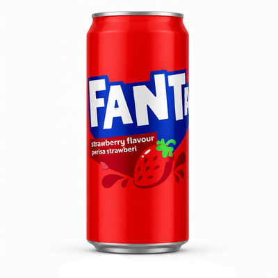 FANTA - STRAWBERRY FLAVOUR - 24 Pack Cans - 320ml