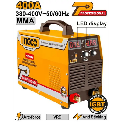 INGCO -  Inverter MMA welding machine 68v ING-MMA40010