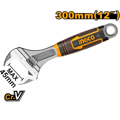 INGCO -  Adjustable wrench 300mm HADW131128