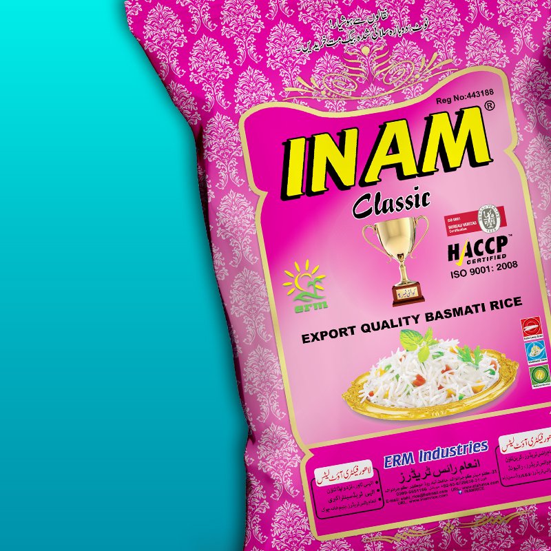 Inam Rice - Classic Steam - Double Steamed Rice - Export Quality Basmati 1121 - XL - 25 KG Pack - Ideal For Commercial Use