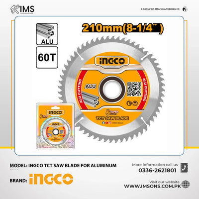 INGCO -  TCT saw blade for aluminum 210mm TSB321023