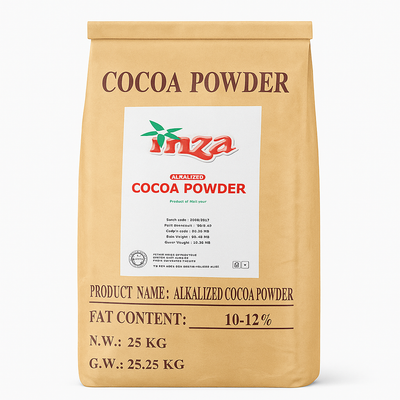 Inza – Cocoa Powder – 25KG - 10-12% Fat