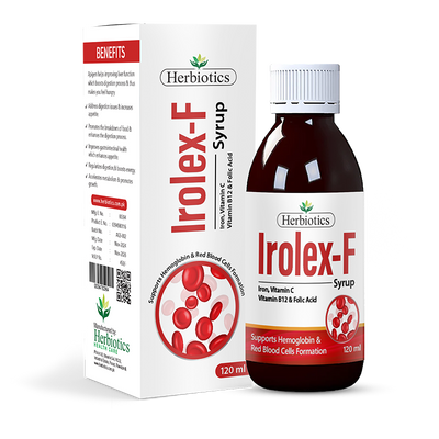 Herbiotics - IROLEX-F - Supplement - Standard Pack - Iron Deficiency