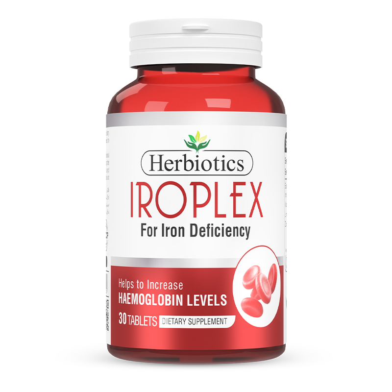 Herbiotics - Iroplex - Supplement - Standard Pack - Anemia Support