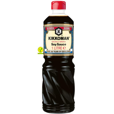 Kikoman - Naturally Brewed Soy Sauce - 1 Liter