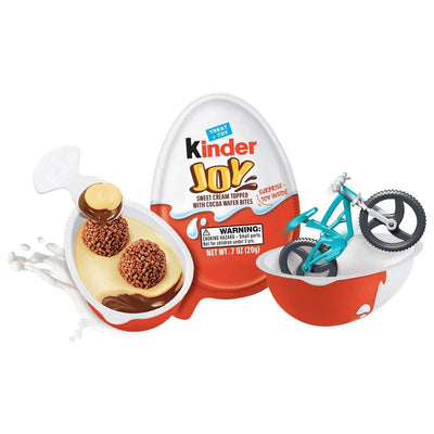 Kinder Joy - Sweet Cream Topped With Cocoa Wafer Bites + Toy - 20 g - 16 pack