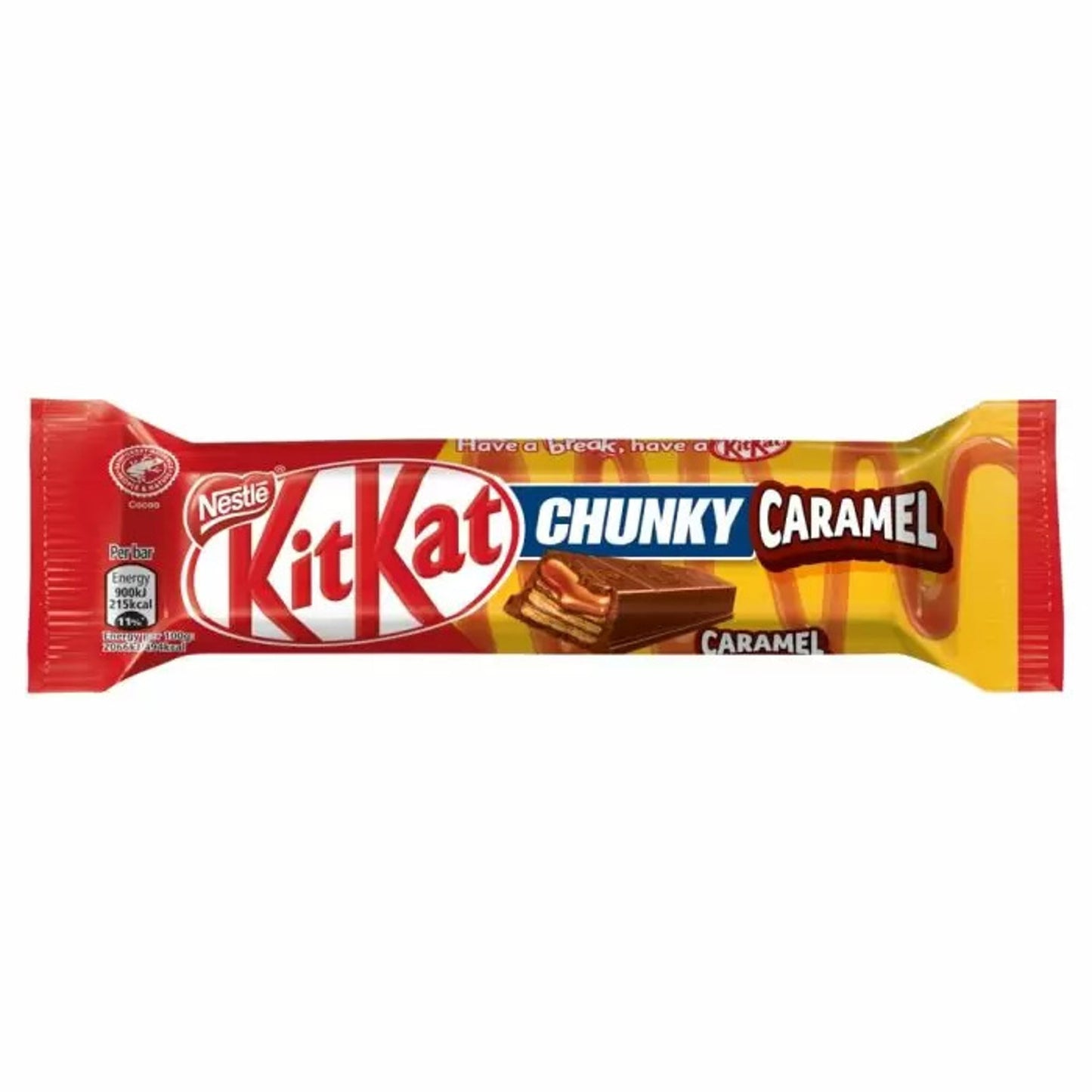 Nestle Kitkat - Chunky - Caramel - Chocolate Wafer Bar - 24 Pc x40 Gm