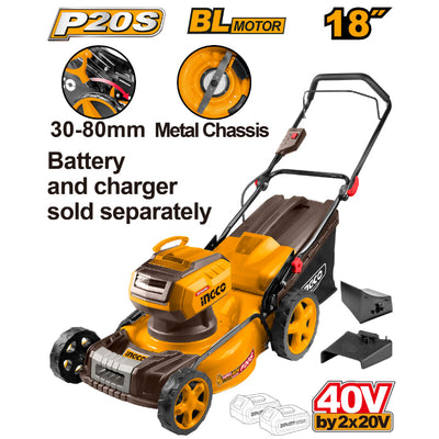 INGCO -  Cordless lawn mower 20V LMLI4020