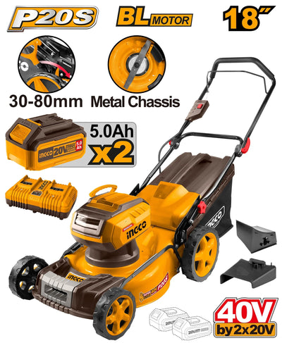 INGCO -  Cordless lawn mower 20V LMLI20186