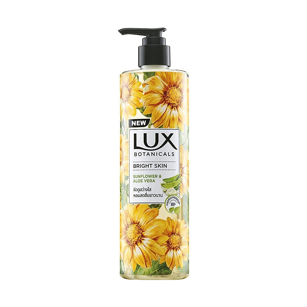 LUX BODY WASH - Botanicals Bright Skin - Sun Flower & Aloe Vera - 450ml