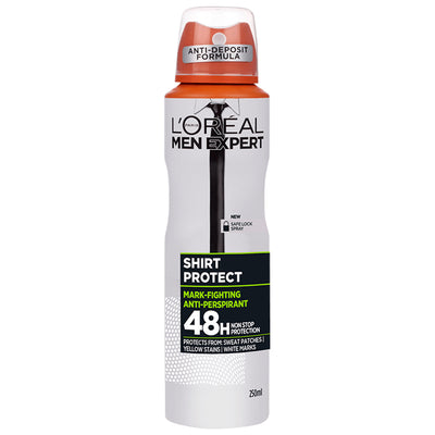 L’Oreal Paris - Men Expert - Shirt Protect - Anti-Perspirant Spray Deodorant - 250 ml