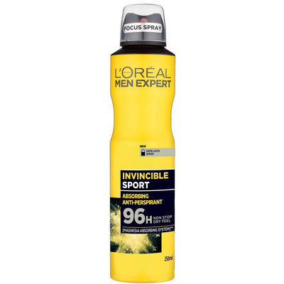 L’Oreal Paris - Men Expert - Invincible Sport - Anti-Perspirant Spray Deodorant - 250 ml