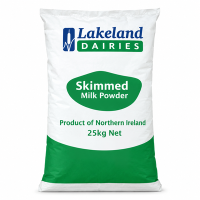 Lakeland Dairies Skimmed Milk Powder 25kg – Product of Northern Ireland
