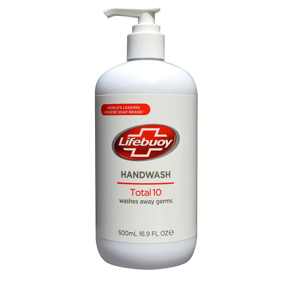 Lifebuoy - HANDWASH - Total 10 - washes away germs - 500mL / 16.9 FL OZ