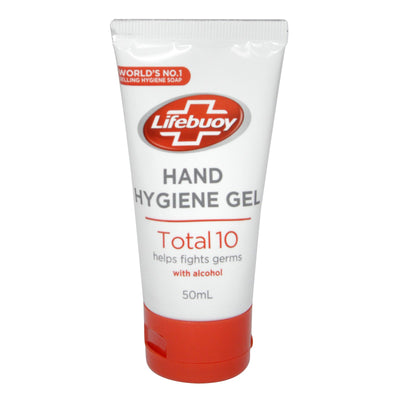 Lifebuoy - Total 10 - Hand Hygiene Gel - With Alcohol - 50ml