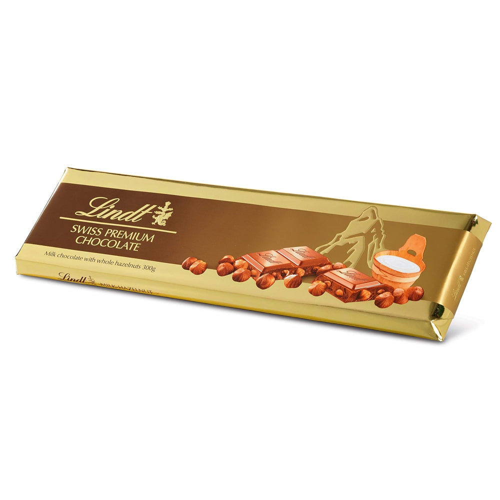 Lindt - Swiss Premium Chocolate - Milk with Chocolate Hazelnut  - 300 gm