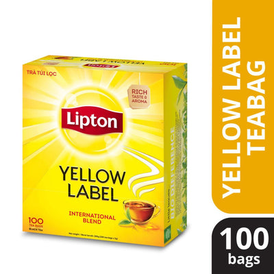 Lipton - Yellow Label - Enveloped Black Tea Bags - 100 pcs