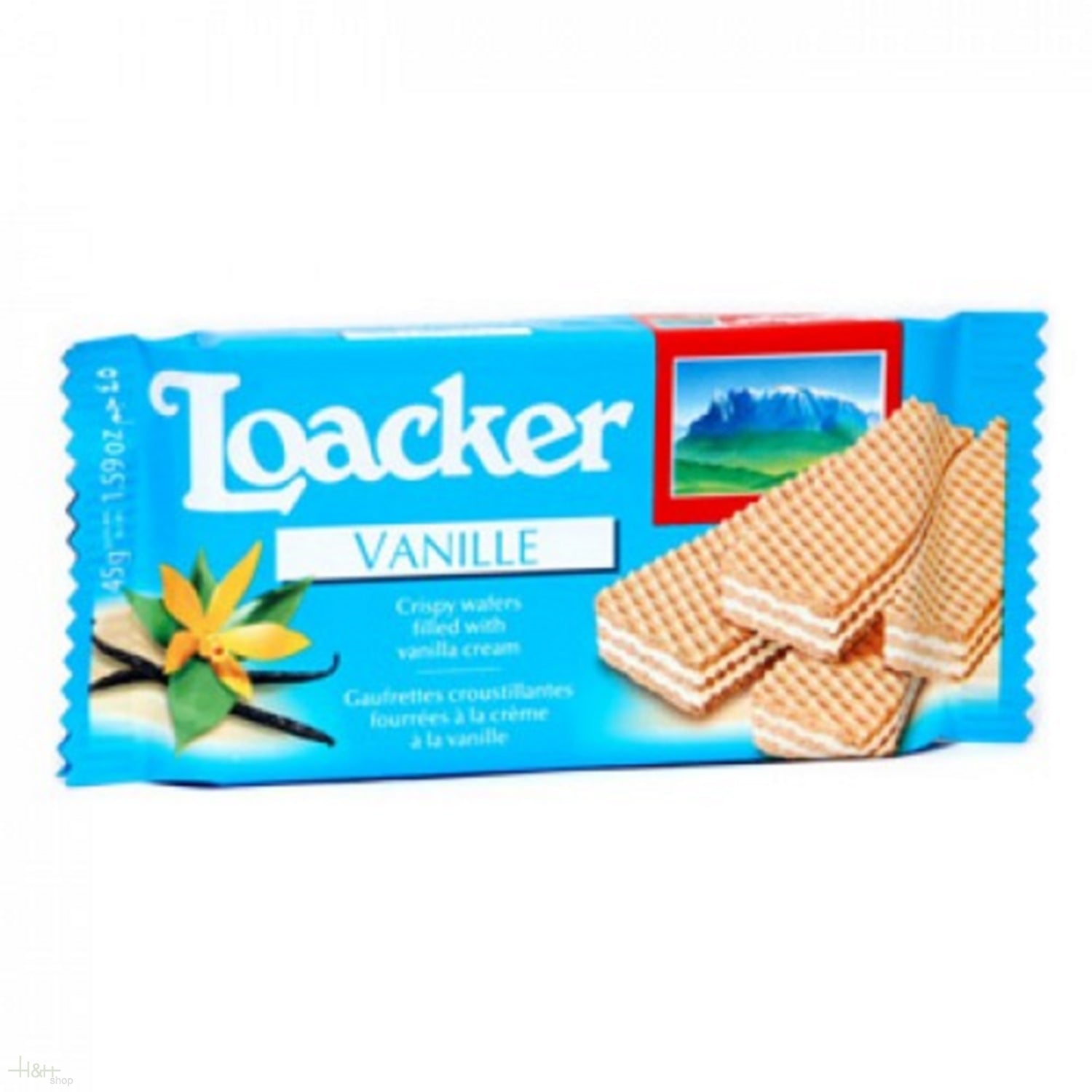 Loacker - Classic Wafer - Vanilla - 45gm - 100 CT