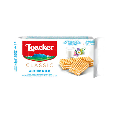 Loacker - Classic Wafer - Milk - 45gm - 100 CT